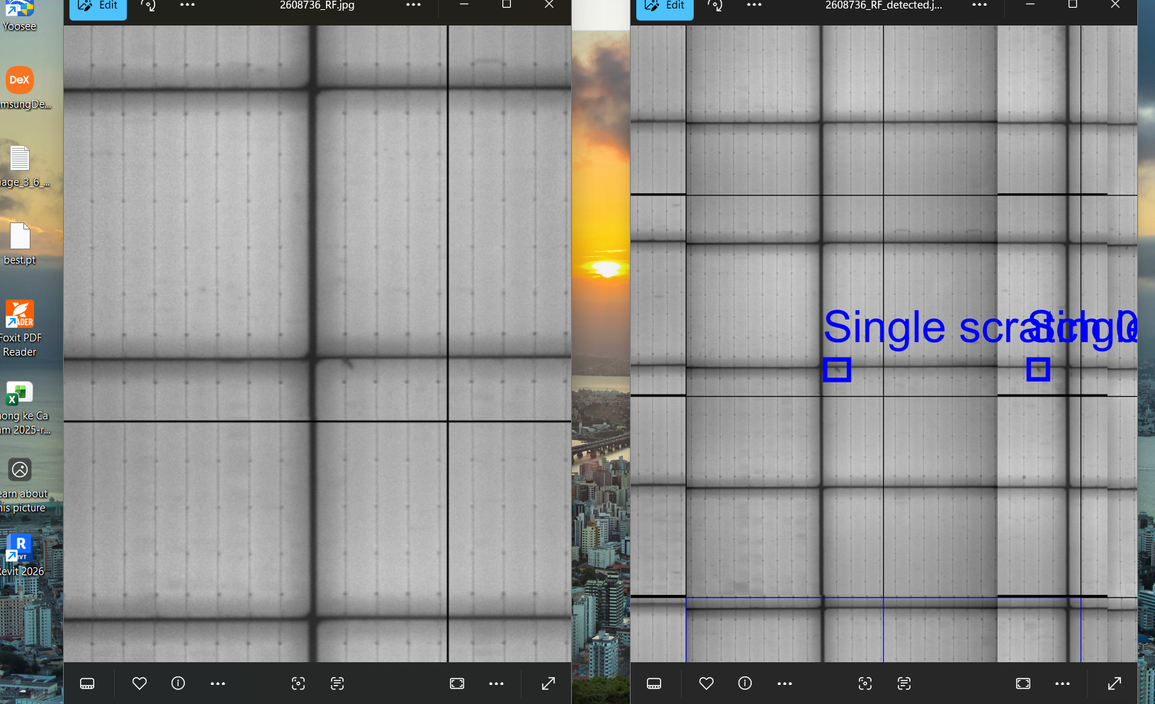 Single Scratch issue detected