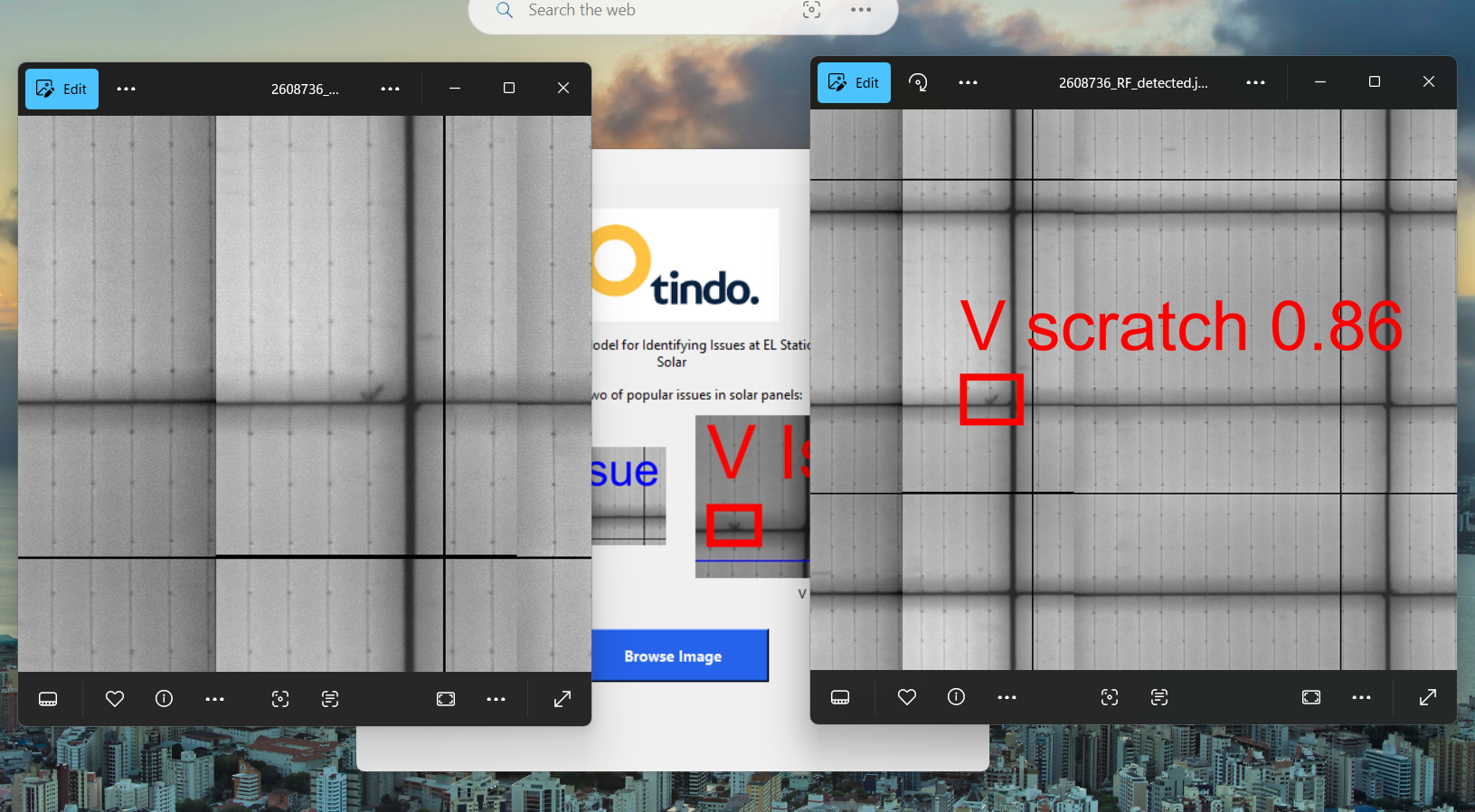 V Scratch issue detected