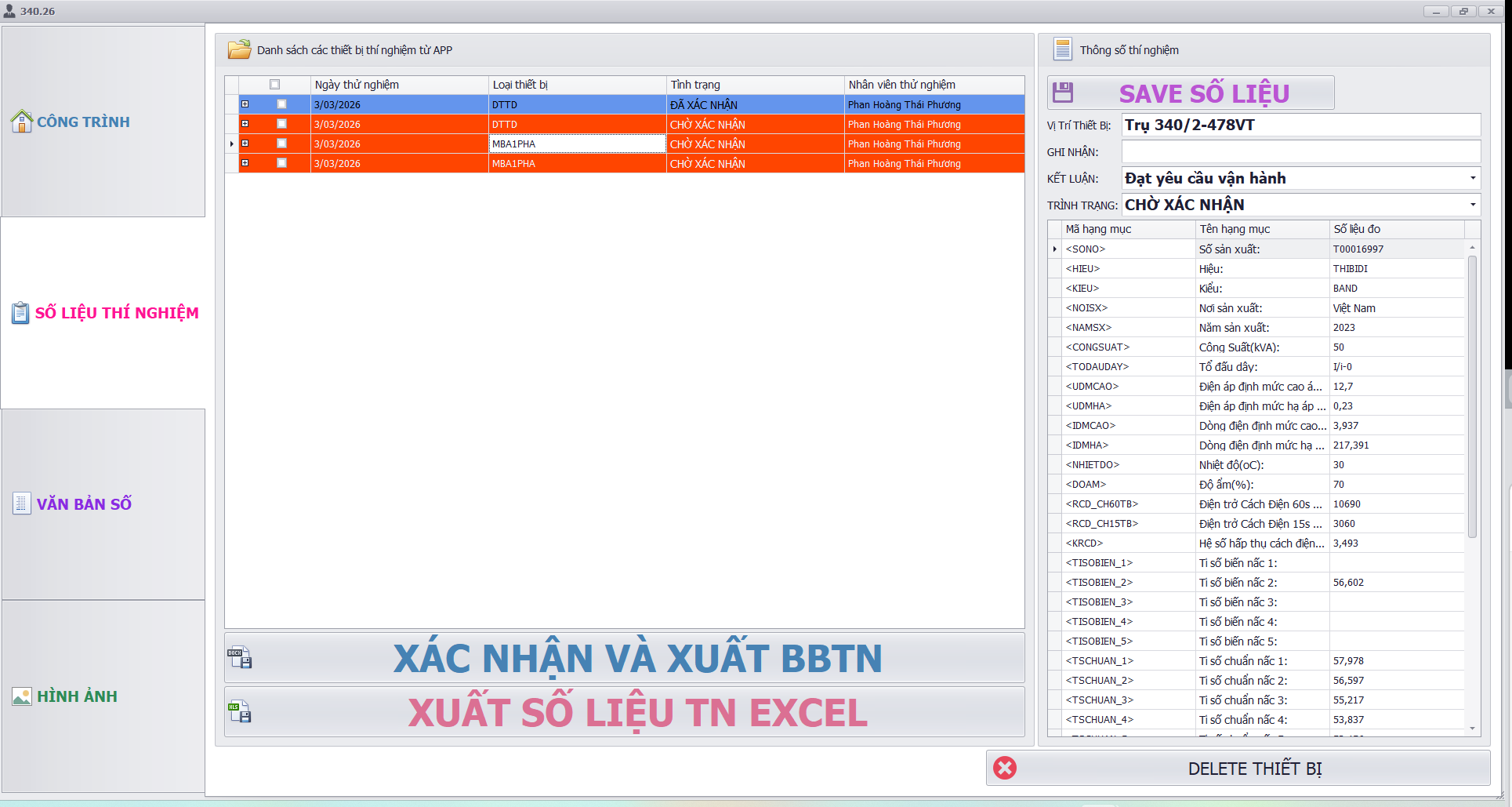 Manager — Add/edit construction and equipment