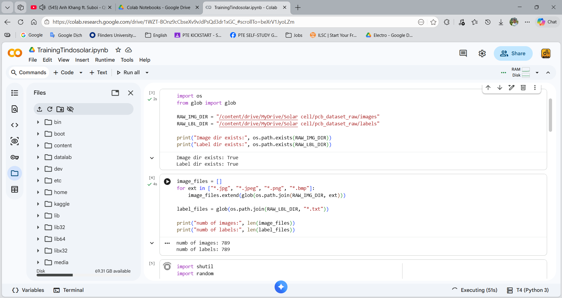 Google Colab — data in Google Drive