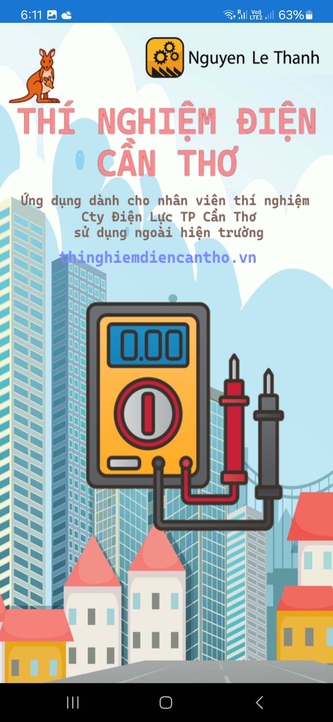 Electrical Testing Mobile App – Can Tho Power